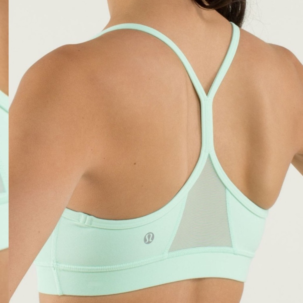 Lululemon Flow Y Bra IV Fresh Teal - Size 10